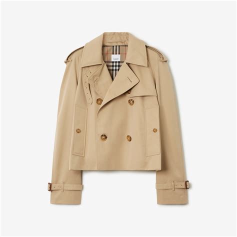 burberry womens trench coat cropped